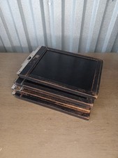 4x 5x7 Cut Film Holders Wood Ansco Graflex  Agfa Vtg. Working
