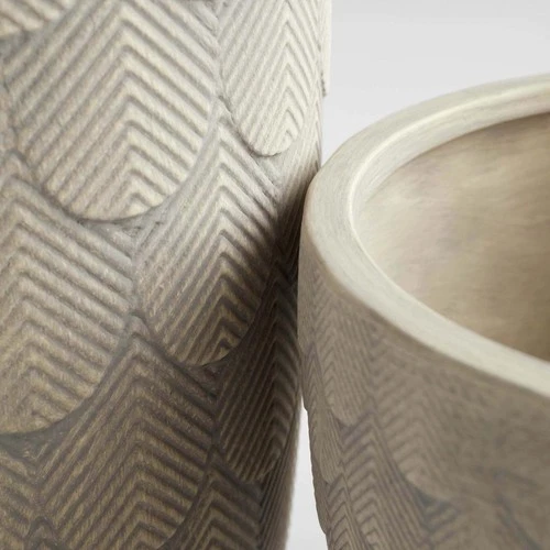 Cyan Design 11472 Nereus Grey Planter, Short-Small - Picture 4 of 6