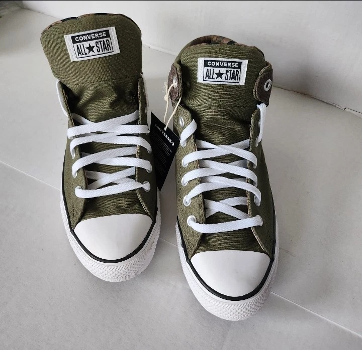 Converse Chuck Taylor All-Star Street Hi Enamel Red for Sale