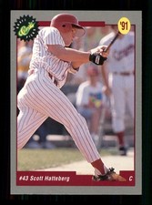  38 Scott Hatteberg  91 Classic Games Baseball Sports Trading Card 