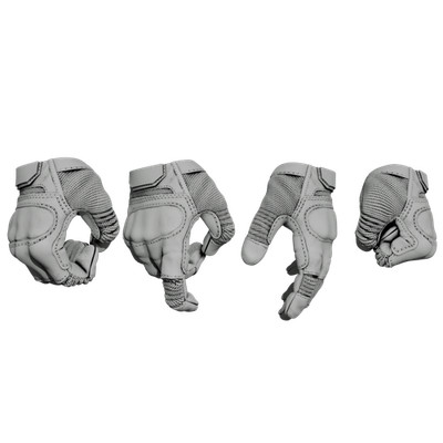 1/6 Scale Hands: Leather Owl-v2 (Multiple Color Options)