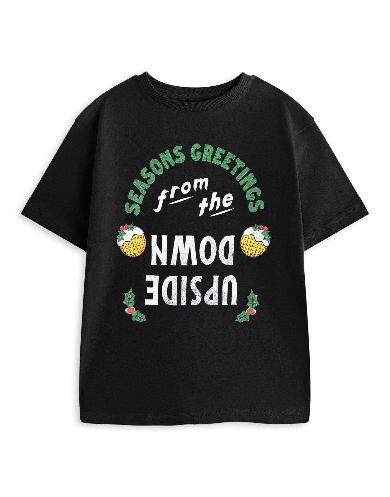 Stranger Things Unisex Black Short Sleeved T-Shirt | | Official Merch | Size: 7-8 Years - Image 2
