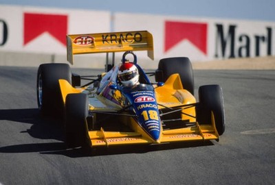 Bobby Rahal USA Galles Kraco Racing drives the Corkscrew turn at t- Old Photo