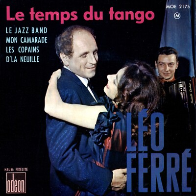LÉO FERRÉ - Odeon MOE 2175 - Le Jazz Band, Le Temps du tango, + 2 - (Tasche 3)