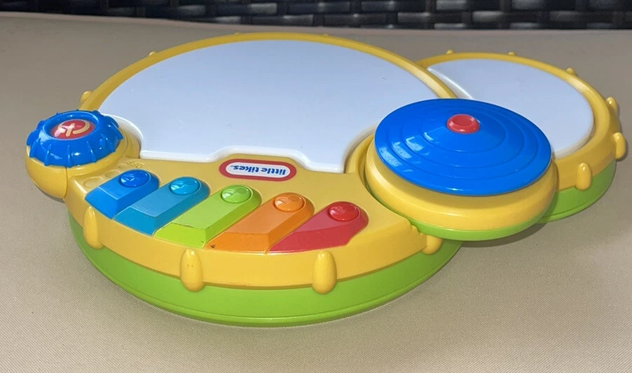 Little Tikes PopTunes Drum Set Cymbal Bass Electronic Musical Toy