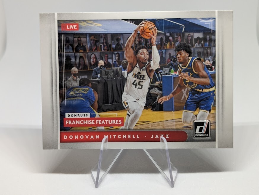 Donovan Mitchell 2021-22 Panini Donruss Franchise Features Insert #30 Jazz