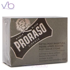 PRORASO Single Blade Post Shave Stone | Natural Astringent for Aftershave Relief