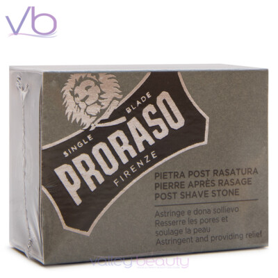 PRORASO Single Blade Post Shave Stone | Natural Astringent for Aftershave Relief
