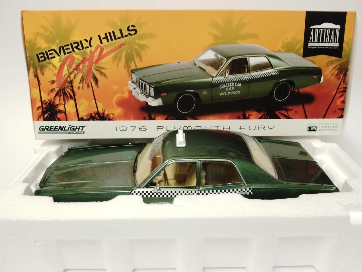 Plymouth Fury 1976 - Taxi De Beverly Hills Cop - Greenlight 1/43 - Voiture Collection