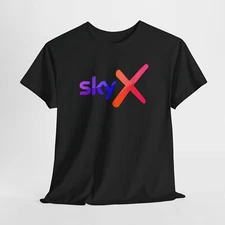 British Sky X TV T-Shirt Unisex Heavy Cotton Tee, Streaming Service Tee,