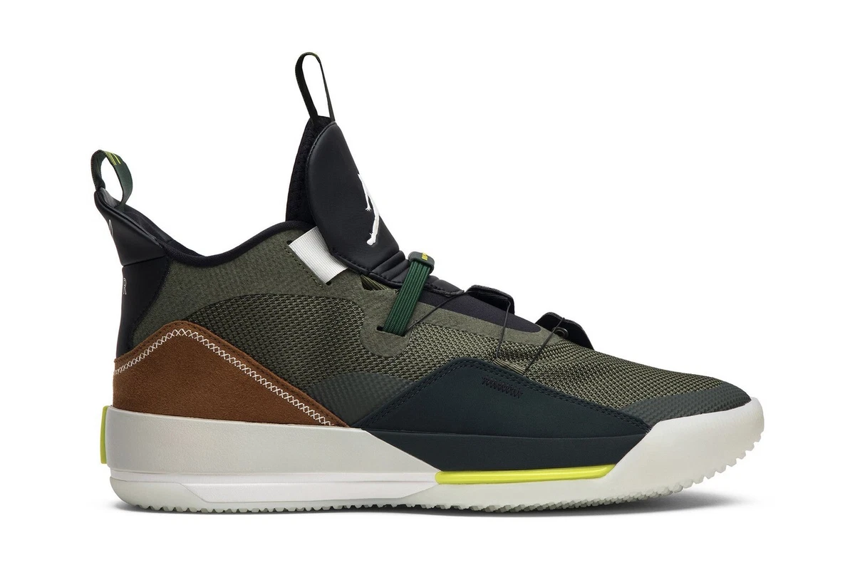 Travis Scott × Nike Air Jordan スニーカー Travis Scott x Air Jordan 33 NRG Army Olive for Sale