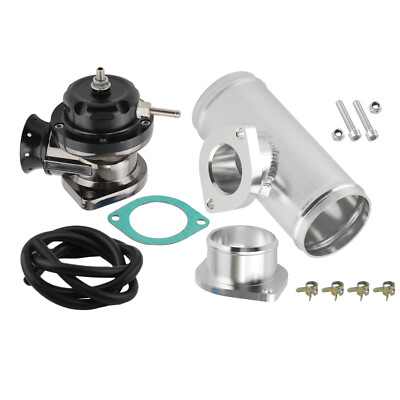 Universal Billet Aluminum Type-rs Turbo Blow Off Valve Bov+2.5''flange Pipe Black