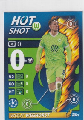 Topps Champions League Sticker CL 21/22 Nr. 555 Wout Weghorst Hot Shot