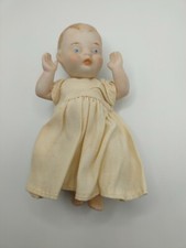 Vintage Bisque Doll Newborn Baby Doll 5" String Jointed Head & Limbs Japan