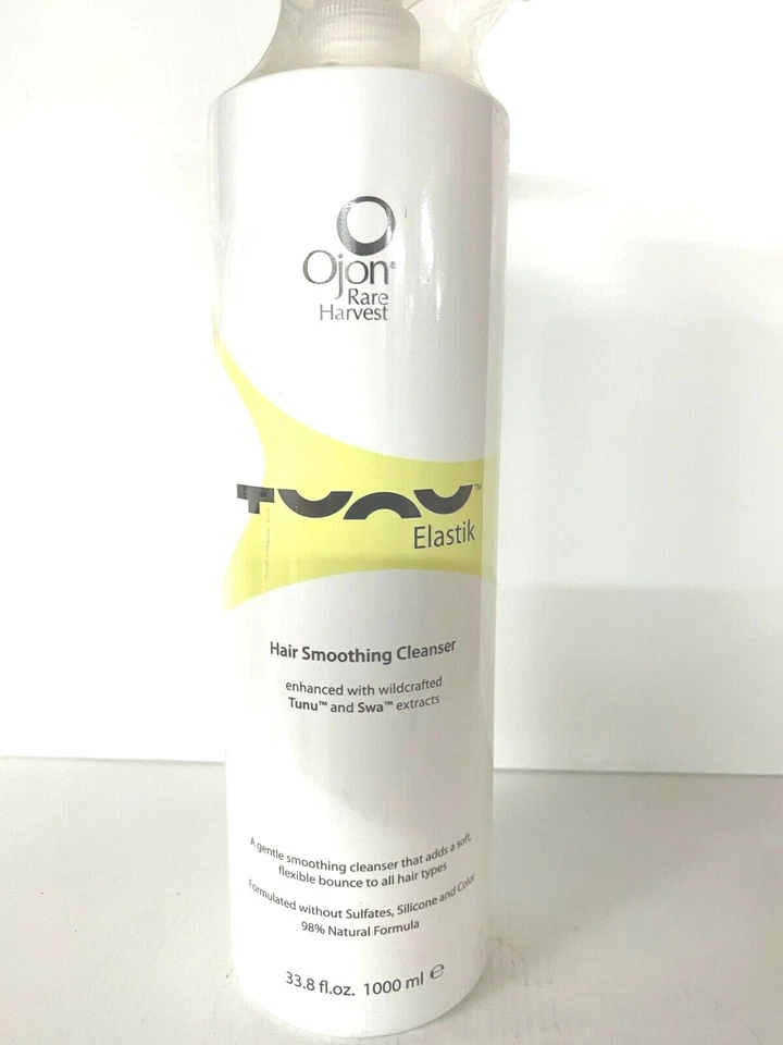 Limpiador alisador de cabello elástico cosecha rara OJON 33,8 OZ Foto 3 de 4