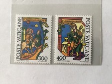 Timbres Postes Vaticano Neuf Sans Charnière Série Complète 1980