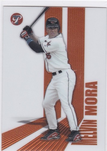 2004 Topps Pristine Melvin Mora #19 card