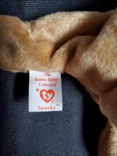Ty Beanie Babies Spunky The Cocker Spaniel Dog DOB Jan. 14, 1997 - Picture 7 of 8