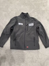 Red Kap JP68 Men's Deluxe Soft Shell Jacket Gray Size L