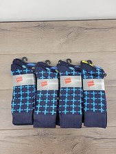 NEW 12 PAIRS  Hanes Premium 6-12 Size Multicolored Mens Socks 97 Polyester