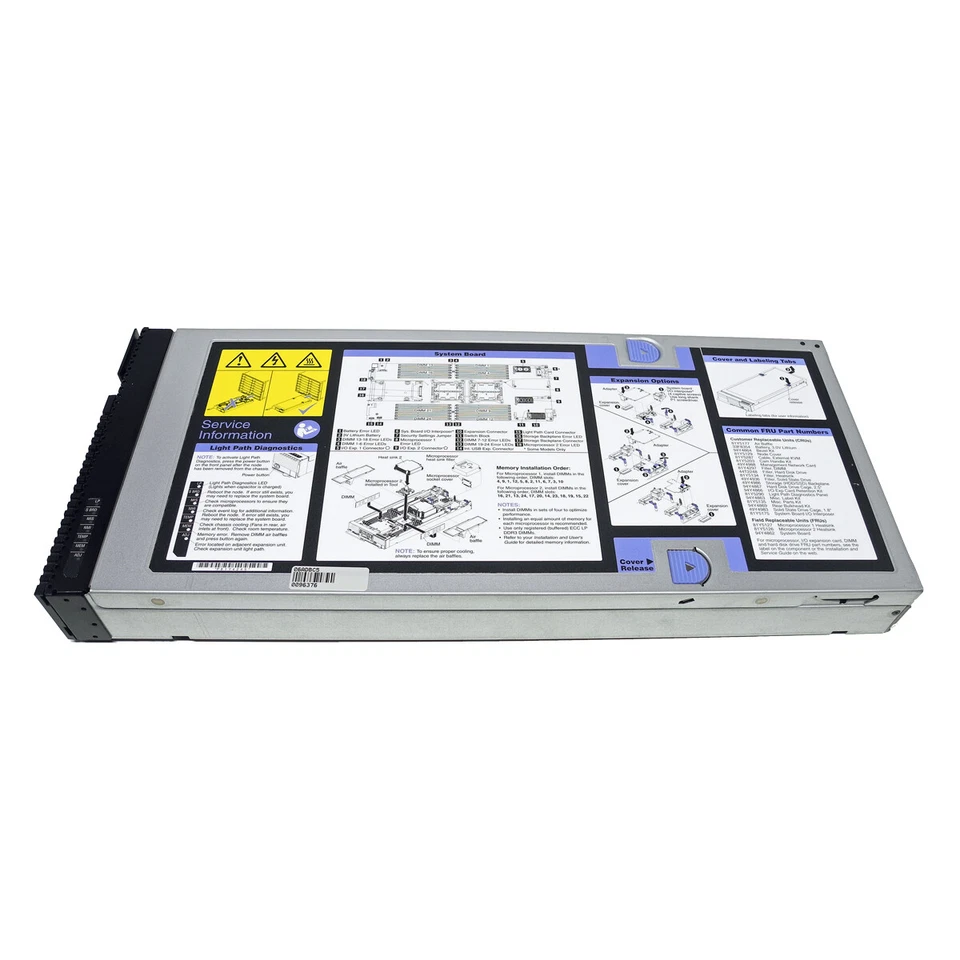 IBM Flex System Manager 8731-A1G 1x Intel E-2650 CPU 2x 200Go SSD 32Go RAM - Photo 3/4