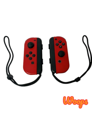Nintendo Switch Joy-Con (L/R) - Mario Red Rare w/ Straps Joy Con