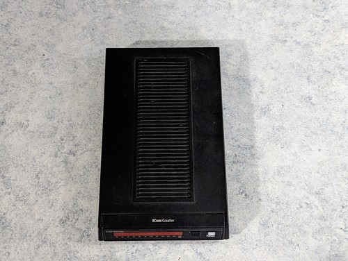 3Com Courier 3453 56K Modem 3CP3453 Black with AC Adapter & Data Cable - Tested - 第 8/12 張圖片