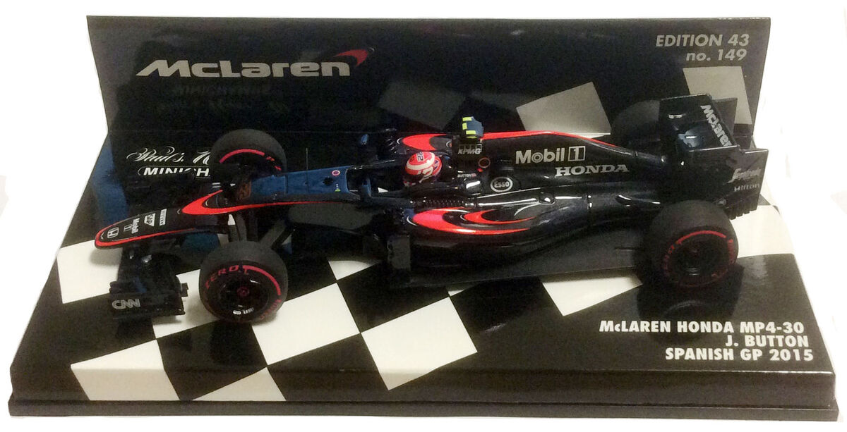 Minichamps McLaren Honda MP4-30 #22 Spanish GP 2015 - Jenson Minichamps McLaren Honda MP4-30 #22 Spanish GP 2015 - Jenson