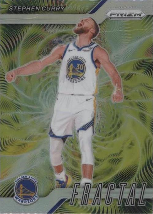 2024-25 Panini Prizm - Fractal Stephen Curry #7 Silver Prizm for