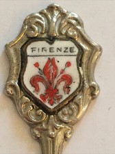 Vintage Souvenir Spoon Collectible Firenze Italy