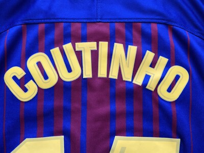 Maillot Domicile FC Barcelone 2017-2018 - Coutinho #14 - Taille M - Nike - Très Bon état