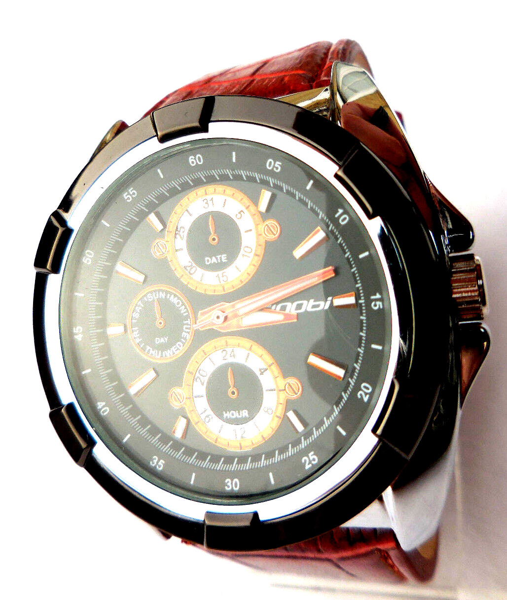 Montre masculine SINOBI S9426G montre homme quartz avec bracelet neuf