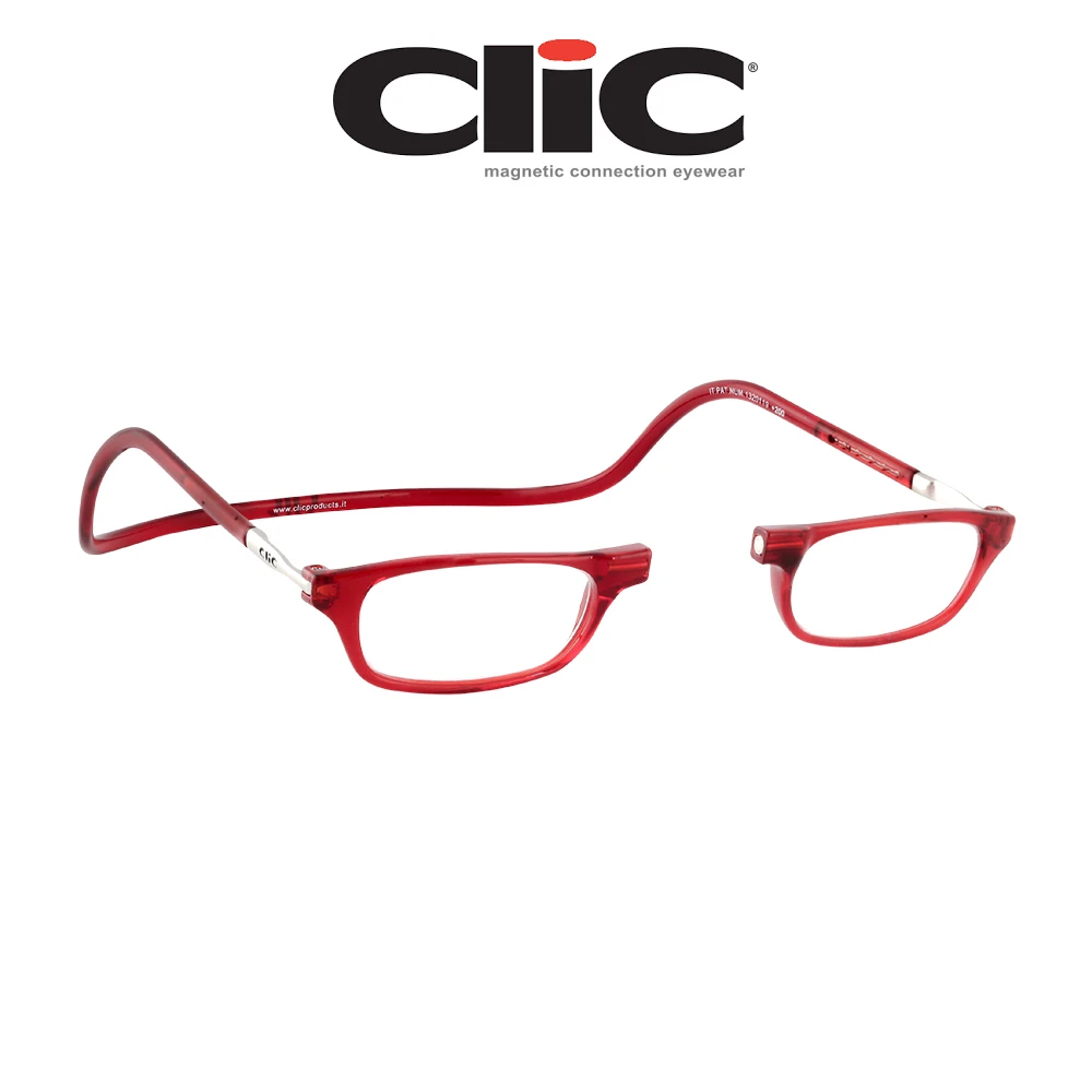Reading Glasses Clic Classic Red Hoya Lens 100% Authentic Clic Products-image
