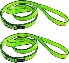2 Pack 18MM Nylon Climbing Slings Runners 23 kN Webbing Straps for Rock Climbing