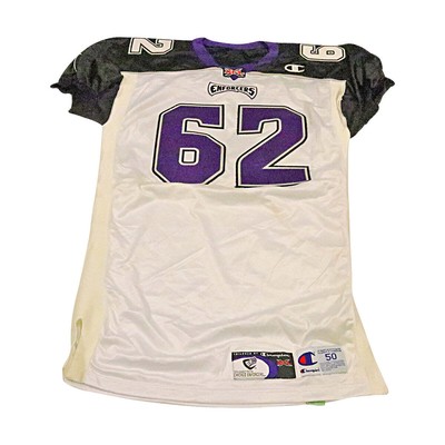 Chicago Enforcers 2001 #62 Team Issued Away Jersey Size 50 +2