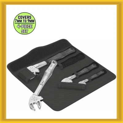 Wera Joker Self Setting Wrench 4-Piece Set with Folding Pouch (05 020110 001)