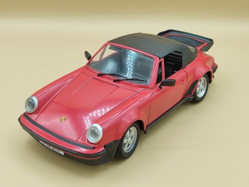 1/16 (no 1/18) Porsche 911 Turbo Rouge 1989 Tonka Polistil Made in Italy - Photo 1/2