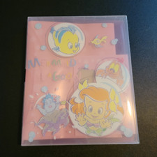 Album fotografico Tokyo Disney Sea Sirenetta Laguna 3,5x5 Baby Ariel Flounder NUOVO