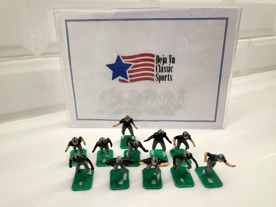 NFL Años 70 Tudor 11 Oakland/LA Raiders Jugadores de Fútbol Electnic Nueva Pintura Negra Foto 2 de 4