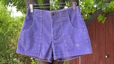 Vintage Ocean Pacific OP Corduroy Shorts Purple 29 Surf Skate Dogtown Longriders