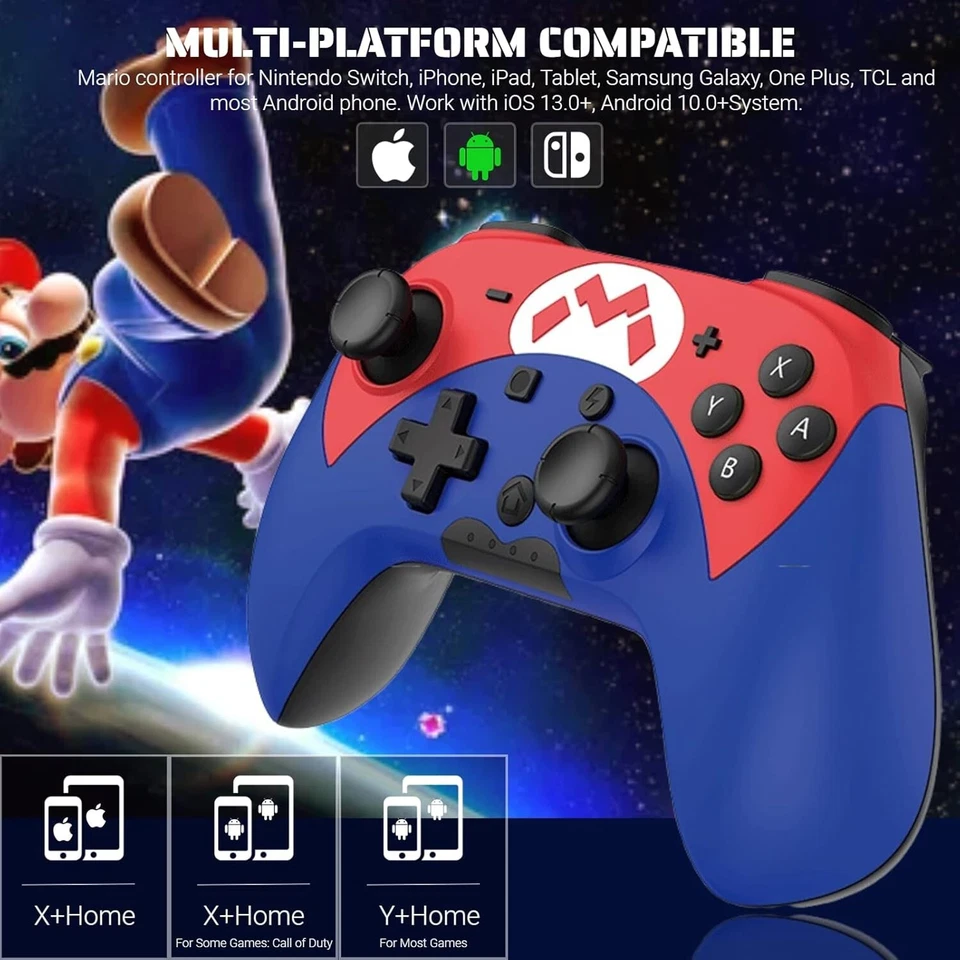 Wireless Pro Controller für Nintendo Switch | Kabellos Gaming USB-C - Bild 3 von 4