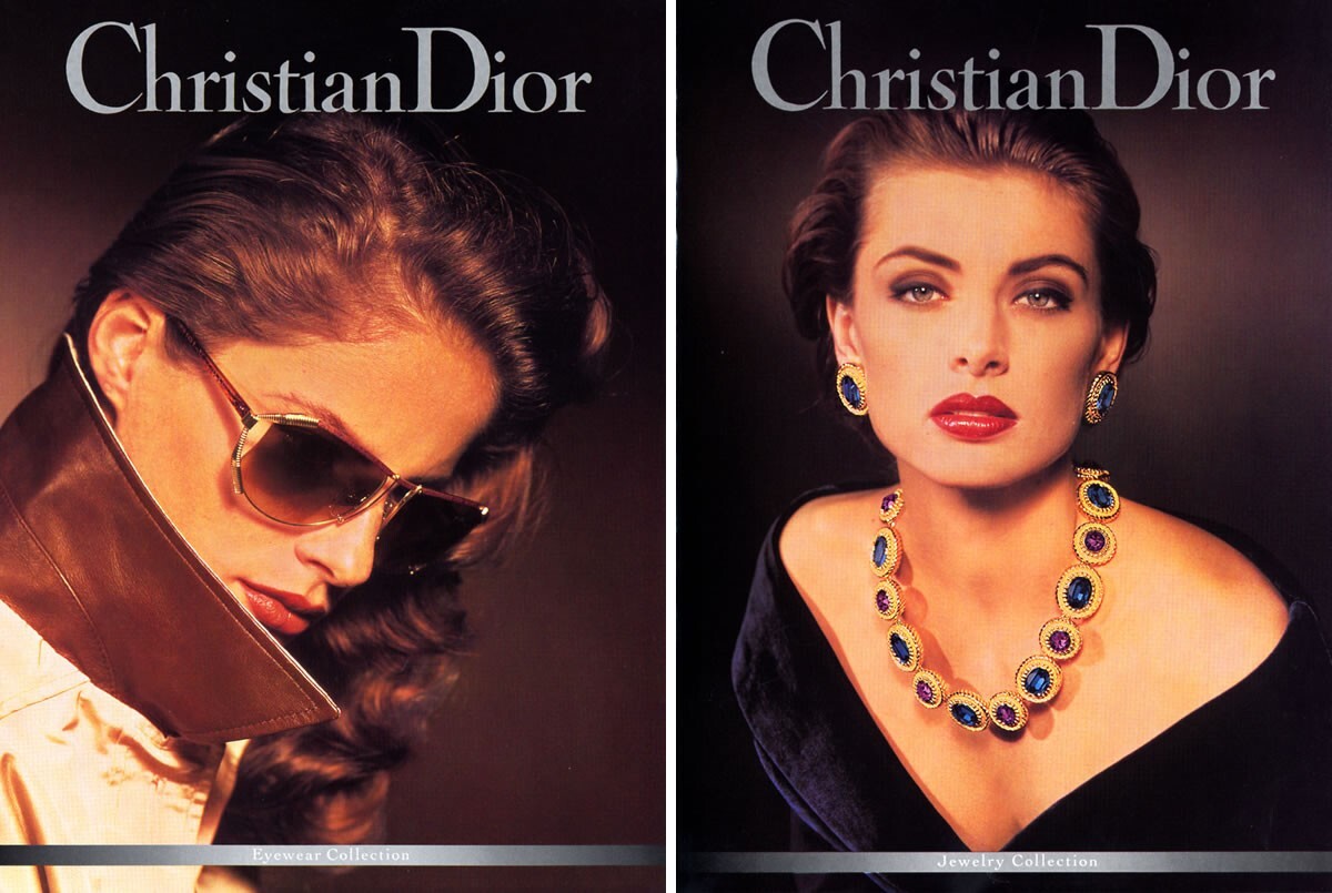 1991 Dior Anja Kneller lingerie eyewear jewelry vintage 3-page