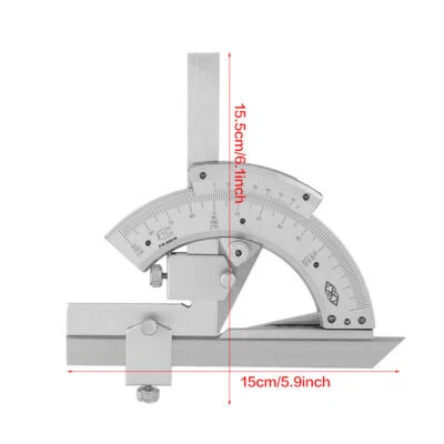 0-320 Degrees Precision Vernier Angle Ruler Universal Bevel Protractor Measuring
