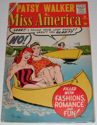 Miss America-Patsy Walker # 93..Good  2.5 grade...1958 comic..Has fashion pgs-RA