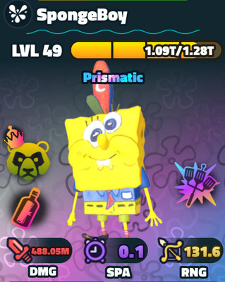 SpongeBoy | Spongebob Tower Defense | (HD) (PP) | eBay