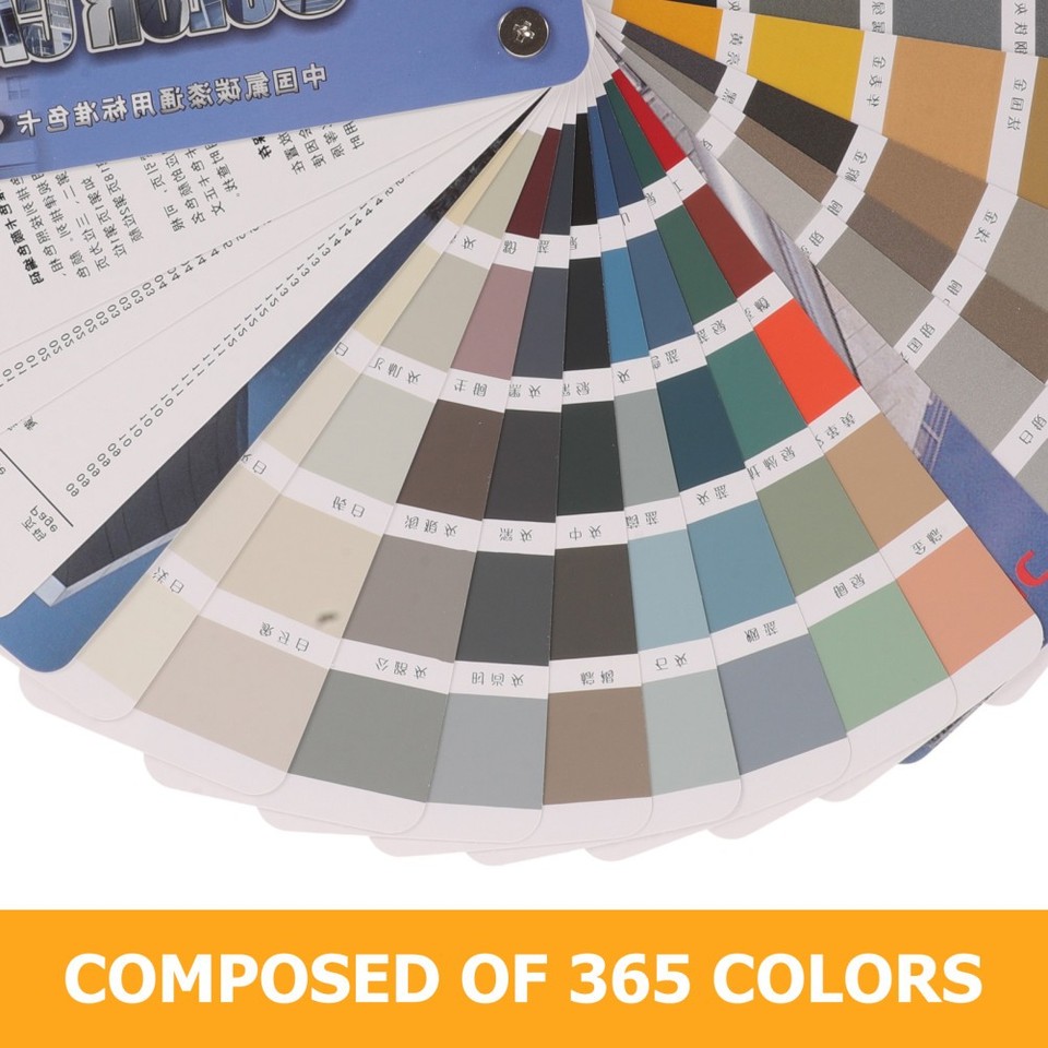 1 Set Paint Colors Sample Cards Architecture Paint Color Cards Color ...