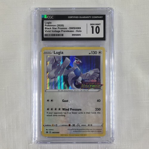 🔥 Pokemon TCG 🔥 Lugia SWSH069 - Vivid Voltage Stamped Promo - CGC 10 Gem Mint - Picture 3 of 8