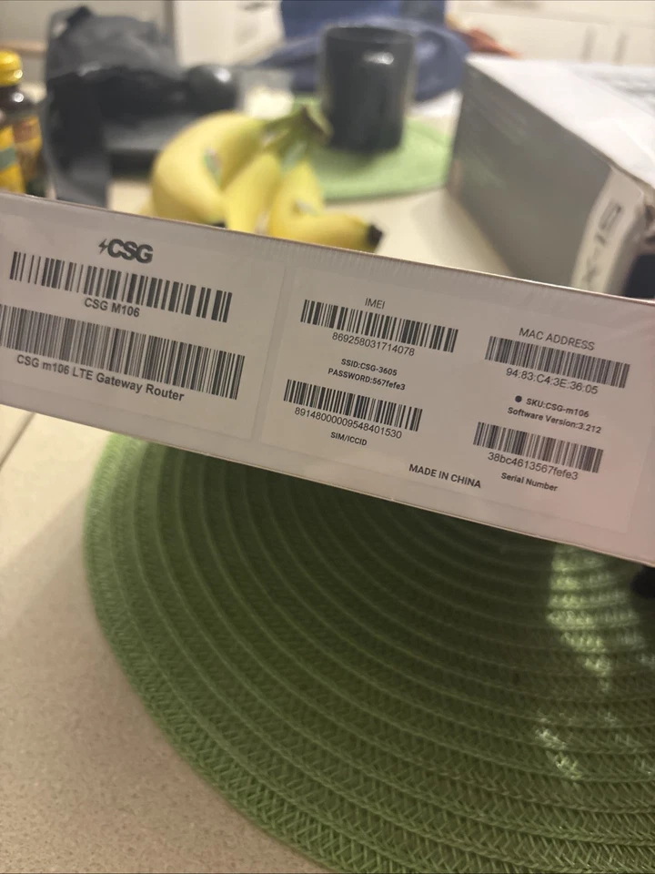 CSG M106 LTE Gateway Router VERIZON 4G LTE Cellular Wireless Router - NEW Sealed - Image 2 of 3