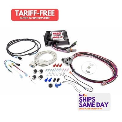 Msd Ignition 65303, Kit Black Aluminum Programmable 6Al-2 Ignition Box Performan