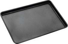 Image of Stellar Large Non-Stick Baking Tray 38cm x 25cm x 2cm Heavy Duty, Dishwasher Sa